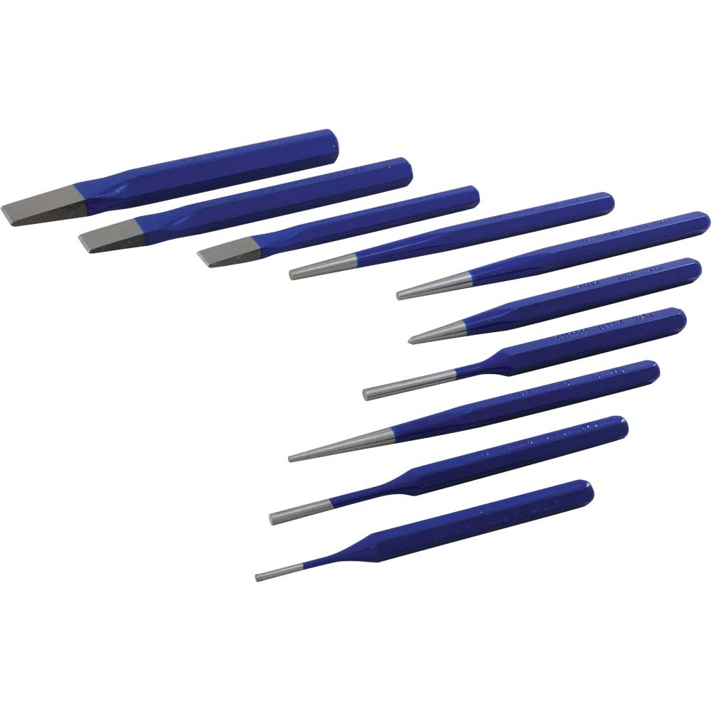 10 Piece Punch & Chisel Set<span class=' ItemWarning' style='display:block;'>Item is usually in stock, but we&#39;ll be in touch if there&#39;s a problem<br /></span>