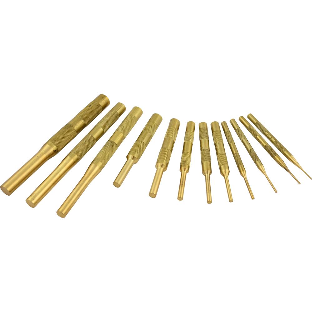 12 Piece Brass Pin Punch Set<span class=' ItemWarning' style='display:block;'>Item is usually in stock, but we&#39;ll be in touch if there&#39;s a problem<br /></span>