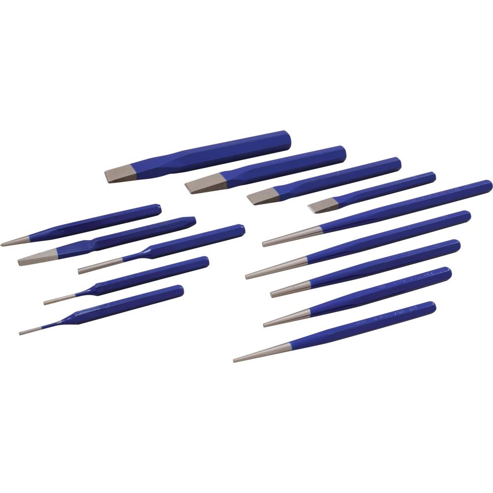 14 Piece Punch & Chisel Set<span class=' ItemWarning' style='display:block;'>Item is usually in stock, but we&#39;ll be in touch if there&#39;s a problem<br /></span>