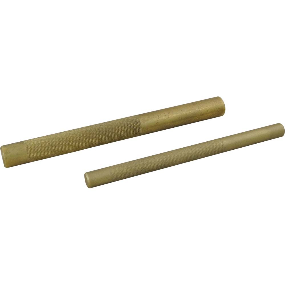 2 Piece Brass Drift Punch Set, 1/2&#34; & 3/4&#34;<span class=' ItemWarning' style='display:block;'>Item is usually in stock, but we&#39;ll be in touch if there&#39;s a problem<br /></span>