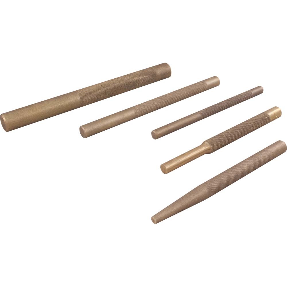 5 Piece Brass Drift Punch Set<span class=' ItemWarning' style='display:block;'>Item is usually in stock, but we&#39;ll be in touch if there&#39;s a problem<br /></span>