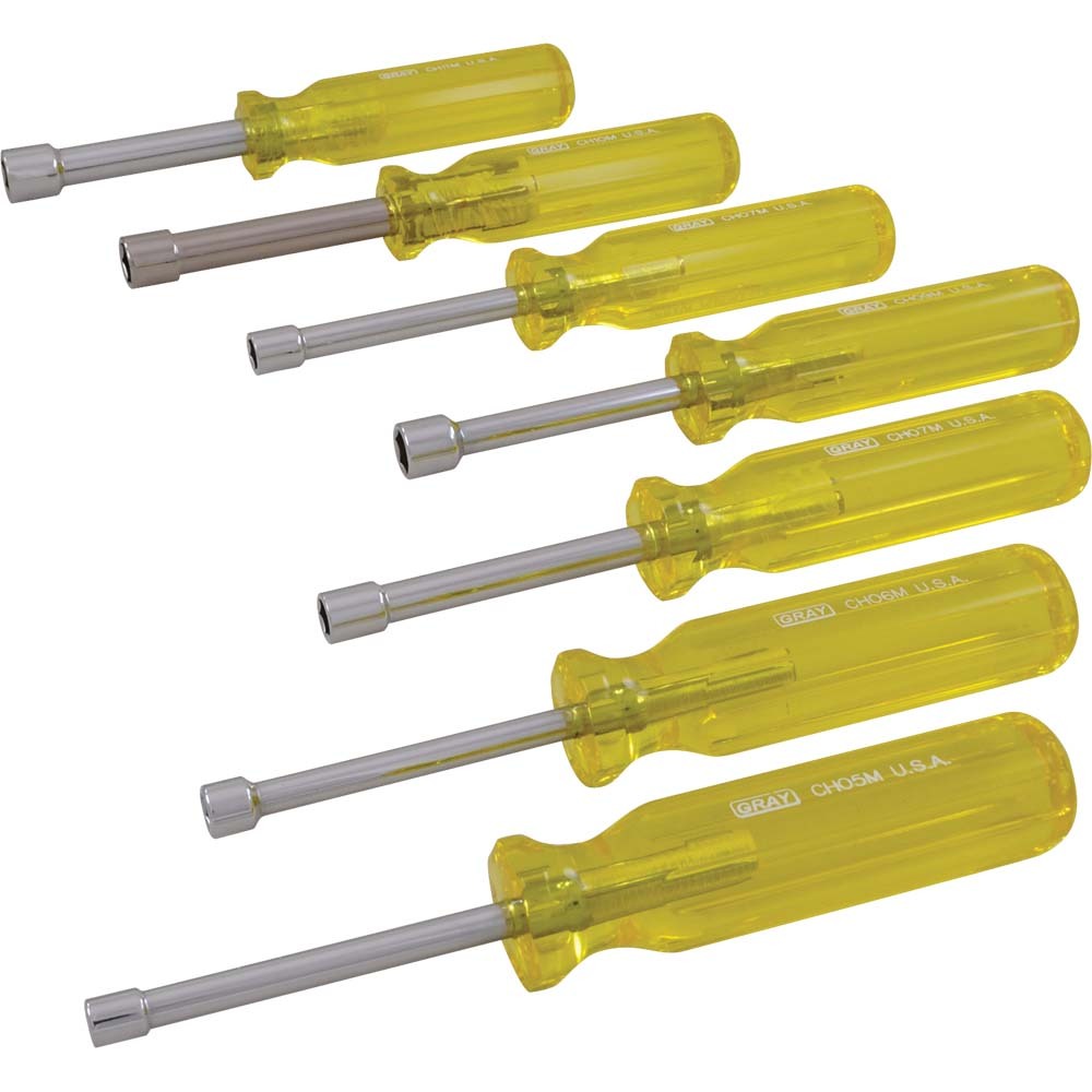 7 Piece Metric Nut Driver Set, 5mm - 11mm<span class=' ItemWarning' style='display:block;'>Item is usually in stock, but we&#39;ll be in touch if there&#39;s a problem<br /></span>