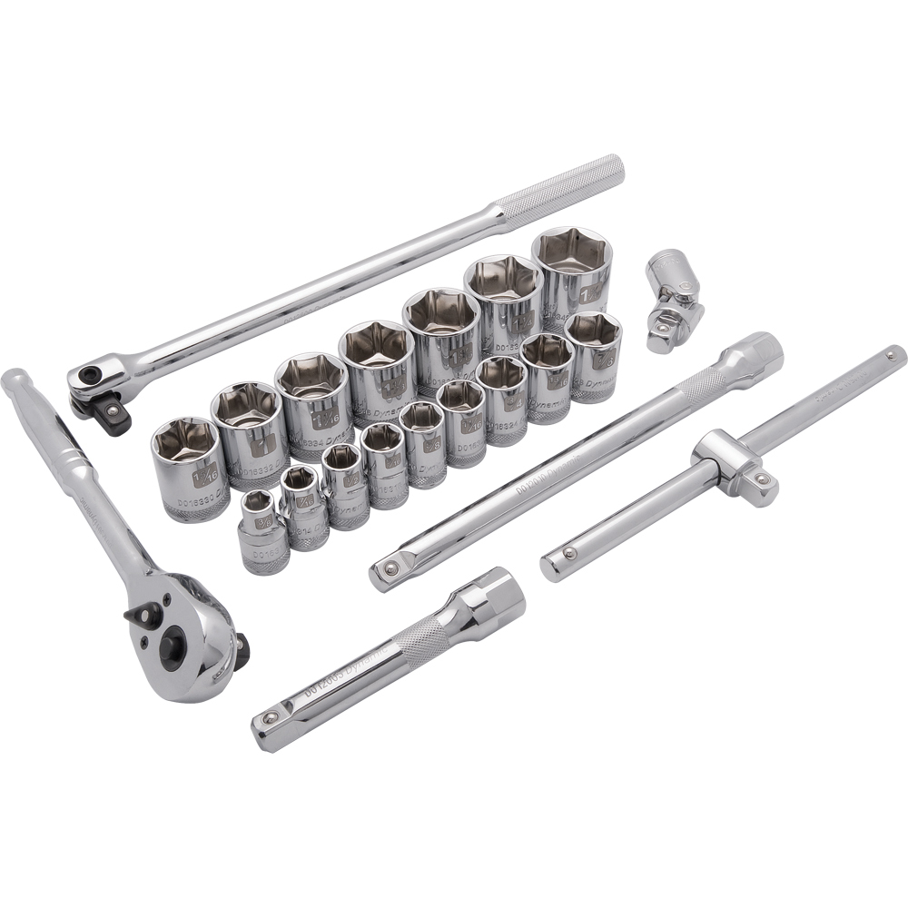 1/2&#34; Drive 22 Piece 6 Point Standard, SAE Socket Set, 3/8&#34; - 1-5/16&#34;<span class=' ItemWarning' style='display:block;'>Item is usually in stock, but we&#39;ll be in touch if there&#39;s a problem<br /></span>