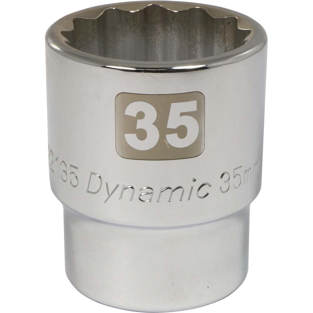 3/4&#34; Drive 12 Point Metric, 35mm Standard Length, Chrome Finish Socket<span class=' ItemWarning' style='display:block;'>Item is usually in stock, but we&#39;ll be in touch if there&#39;s a problem<br /></span>