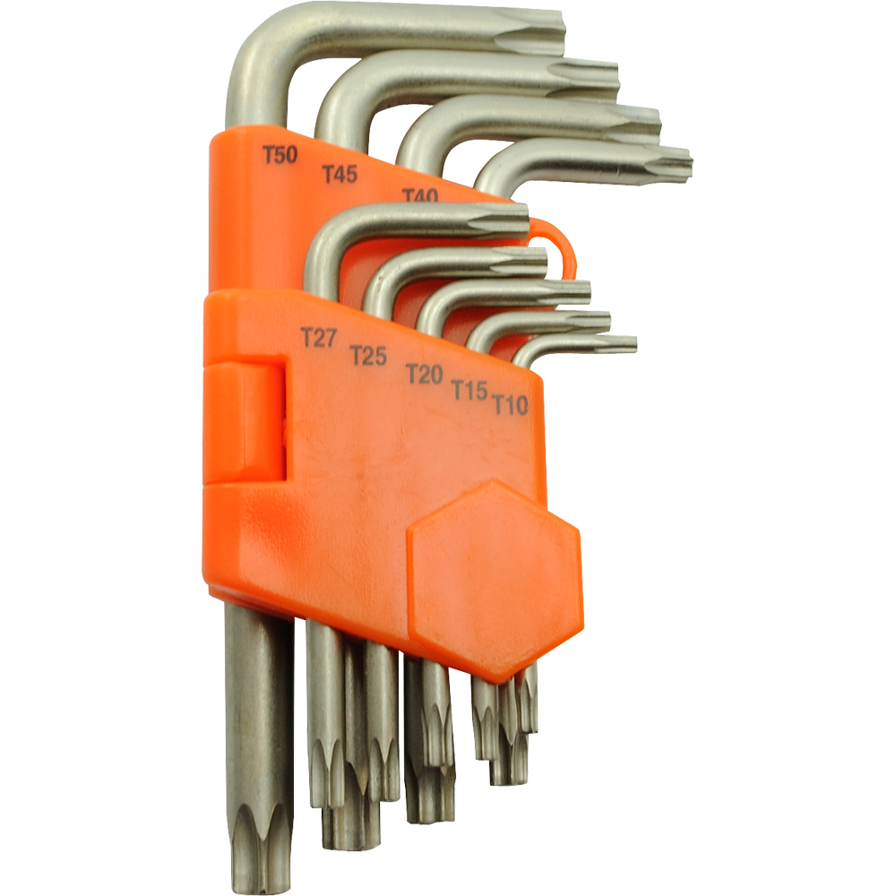 9 Piece Torx® Hex Key Set, T10 - T50<span class=' ItemWarning' style='display:block;'>Item is usually in stock, but we&#39;ll be in touch if there&#39;s a problem<br /></span>