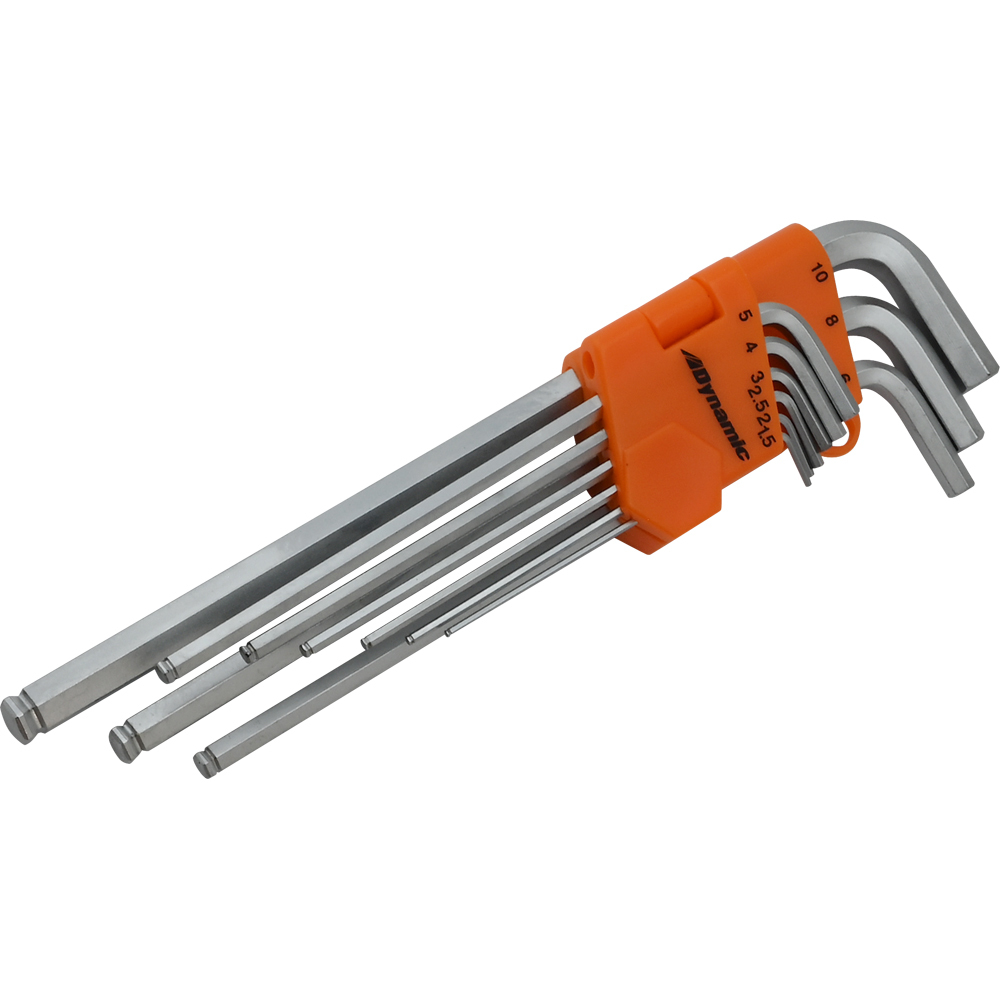 9 Piece Metric Extra Long Hex Key Set, 1.5mm - 10mm<span class=' ItemWarning' style='display:block;'>Item is usually in stock, but we&#39;ll be in touch if there&#39;s a problem<br /></span>