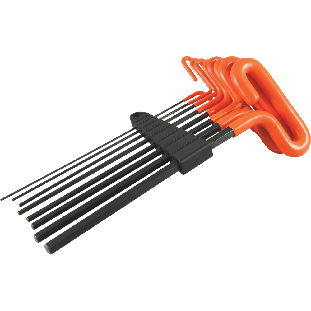 8 Piece 9&#34; Long Loop Handle, Metric Hex Key Set, 2mm - 10mm<span class=' ItemWarning' style='display:block;'>Item is usually in stock, but we&#39;ll be in touch if there&#39;s a problem<br /></span>