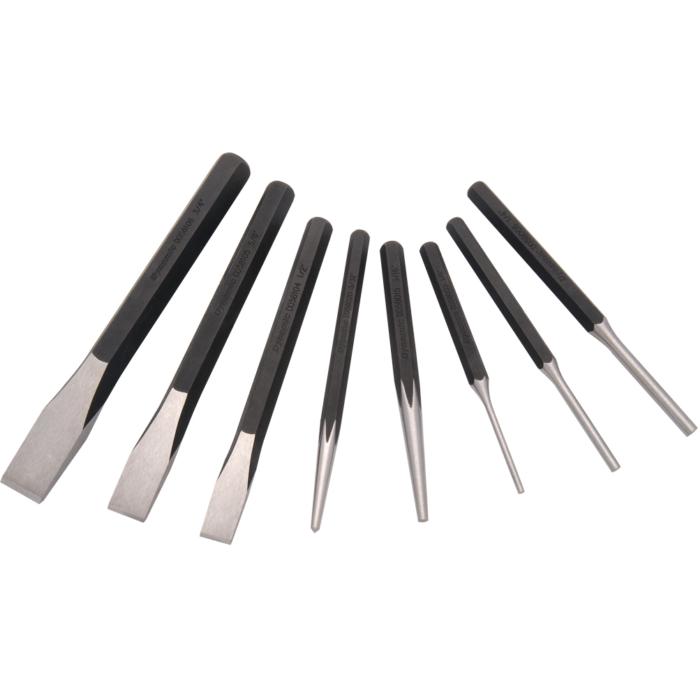 8 Piece Punch And Chisel Set<span class=' ItemWarning' style='display:block;'>Item is usually in stock, but we&#39;ll be in touch if there&#39;s a problem<br /></span>