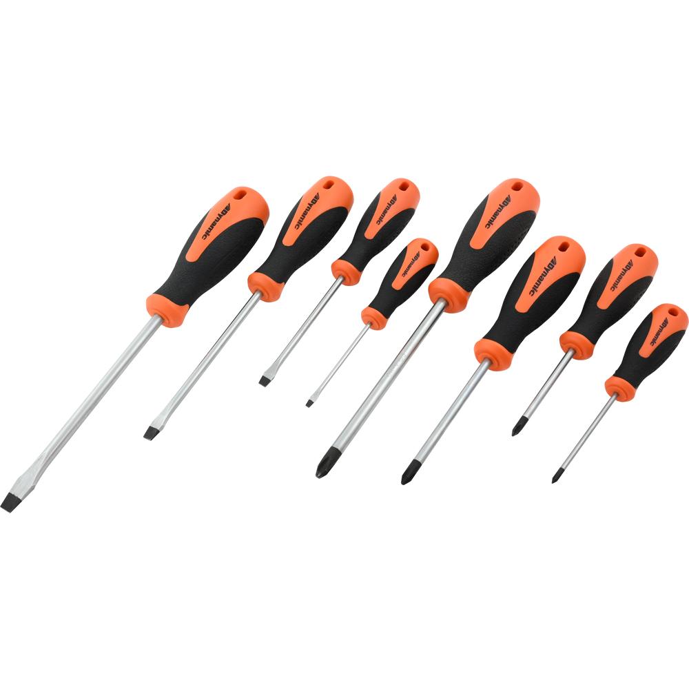 8 Piece Assorted Screwdriver Set, Comfort Grip Handles<span class=' ItemWarning' style='display:block;'>Item is usually in stock, but we&#39;ll be in touch if there&#39;s a problem<br /></span>