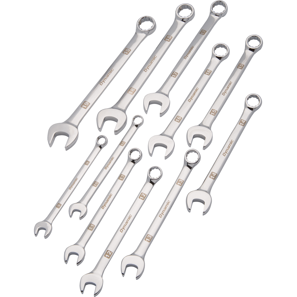 11 Piece Metric Combination Wrench Set, Mirror Chrome Finish, 9mm - 19mm<span class=' ItemWarning' style='display:block;'>Item is usually in stock, but we&#39;ll be in touch if there&#39;s a problem<br /></span>