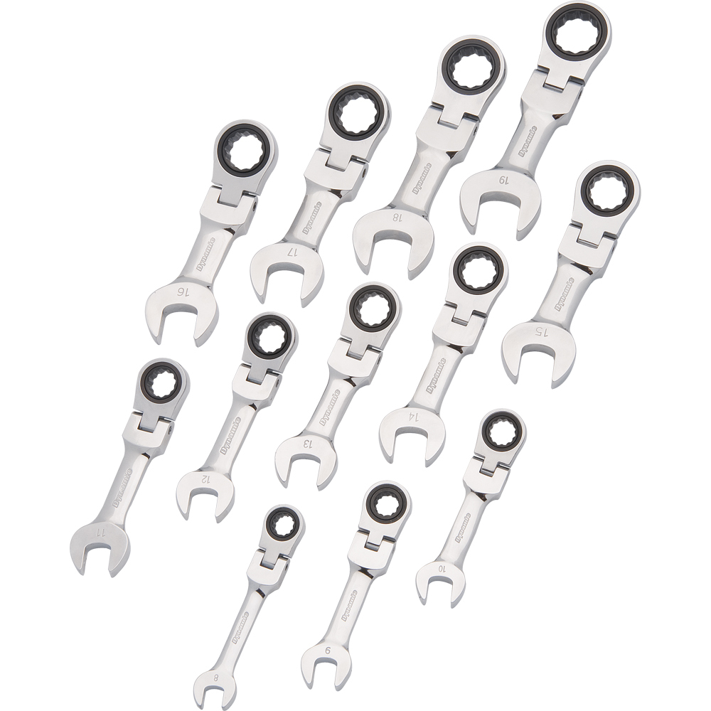 12 Piece Metric Stubby Flex Head, Combination Ratcheting Wrench Set, 8mm - 19mm<span class=' ItemWarning' style='display:block;'>Item is usually in stock, but we&#39;ll be in touch if there&#39;s a problem<br /></span>