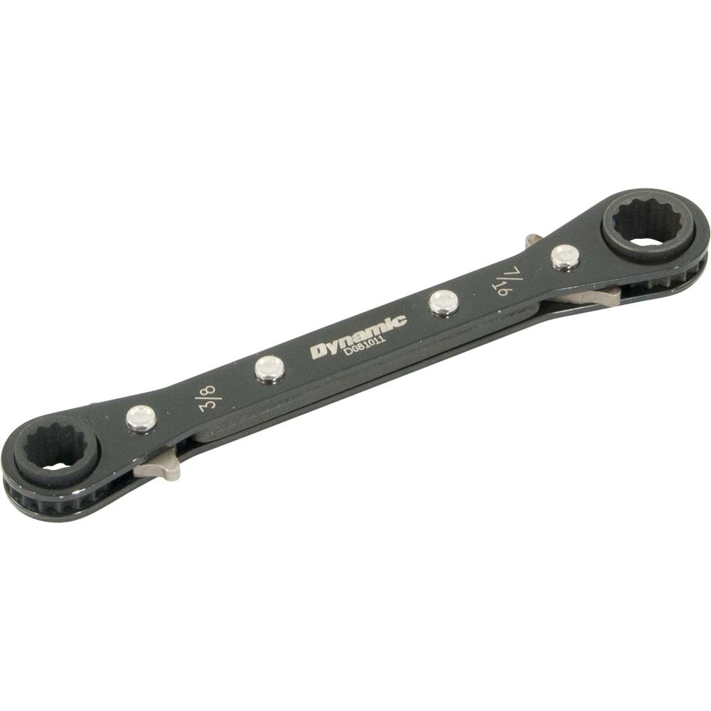 3/8&#34;x7/16&#34; Double Box End Reversible Ratcheting Wrench, Straight<span class='Notice ItemWarning' style='display:block;'>Item has been discontinued<br /></span>