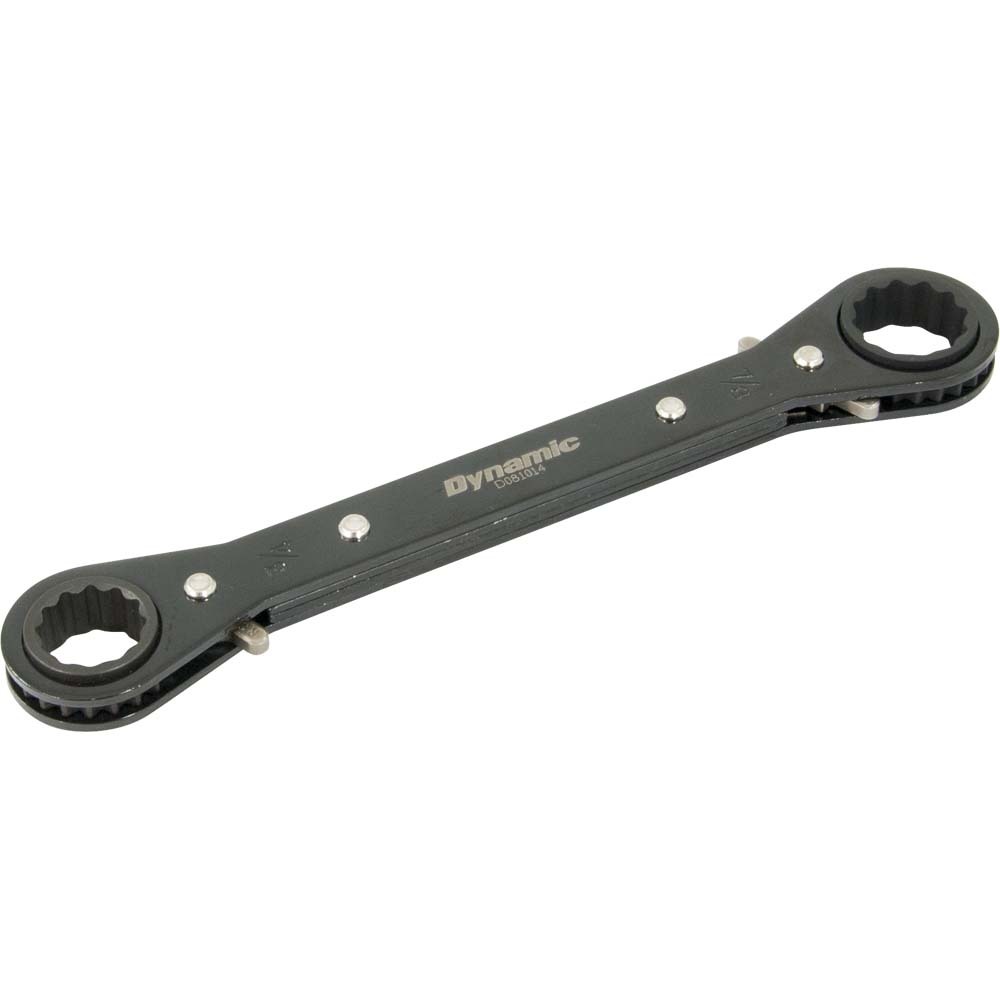 3/4&#34; X 7/8&#34; Double Box End Ratcheting Wrench, Straight<span class='Notice ItemWarning' style='display:block;'>Item has been discontinued<br /></span>