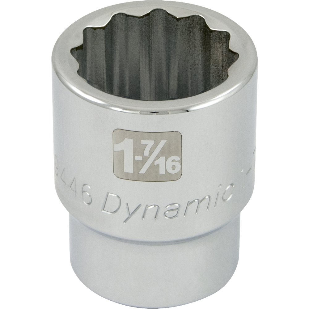 1-7/16&#34; X 1&#34; Drive, 12 Point Standard Length, Chrome Socket<span class=' ItemWarning' style='display:block;'>Item is usually in stock, but we&#39;ll be in touch if there&#39;s a problem<br /></span>