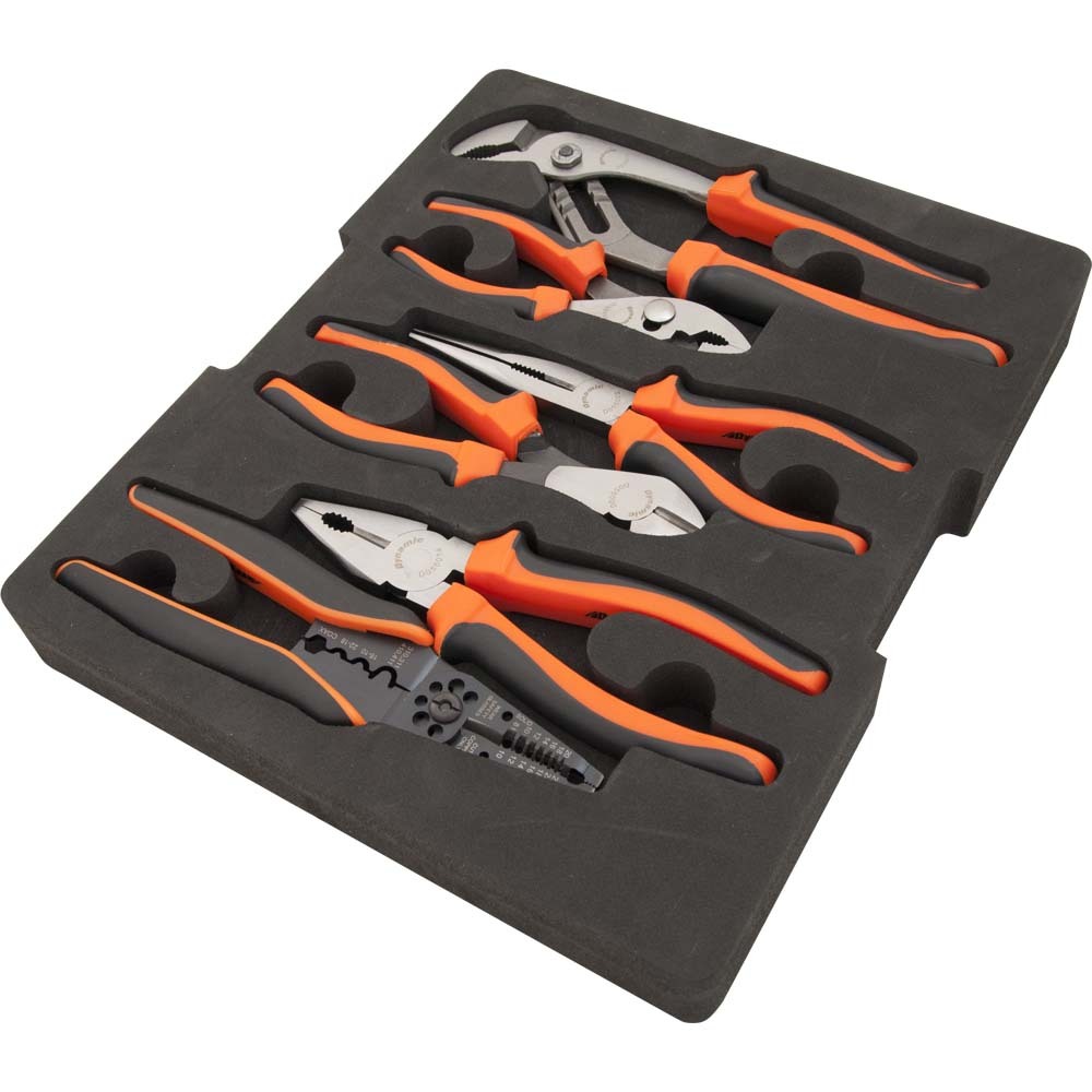 7 Piece Pliers and Wire Stripper Set With Foam Tool Organizer<span class=' ItemWarning' style='display:block;'>Item is usually in stock, but we&#39;ll be in touch if there&#39;s a problem<br /></span>