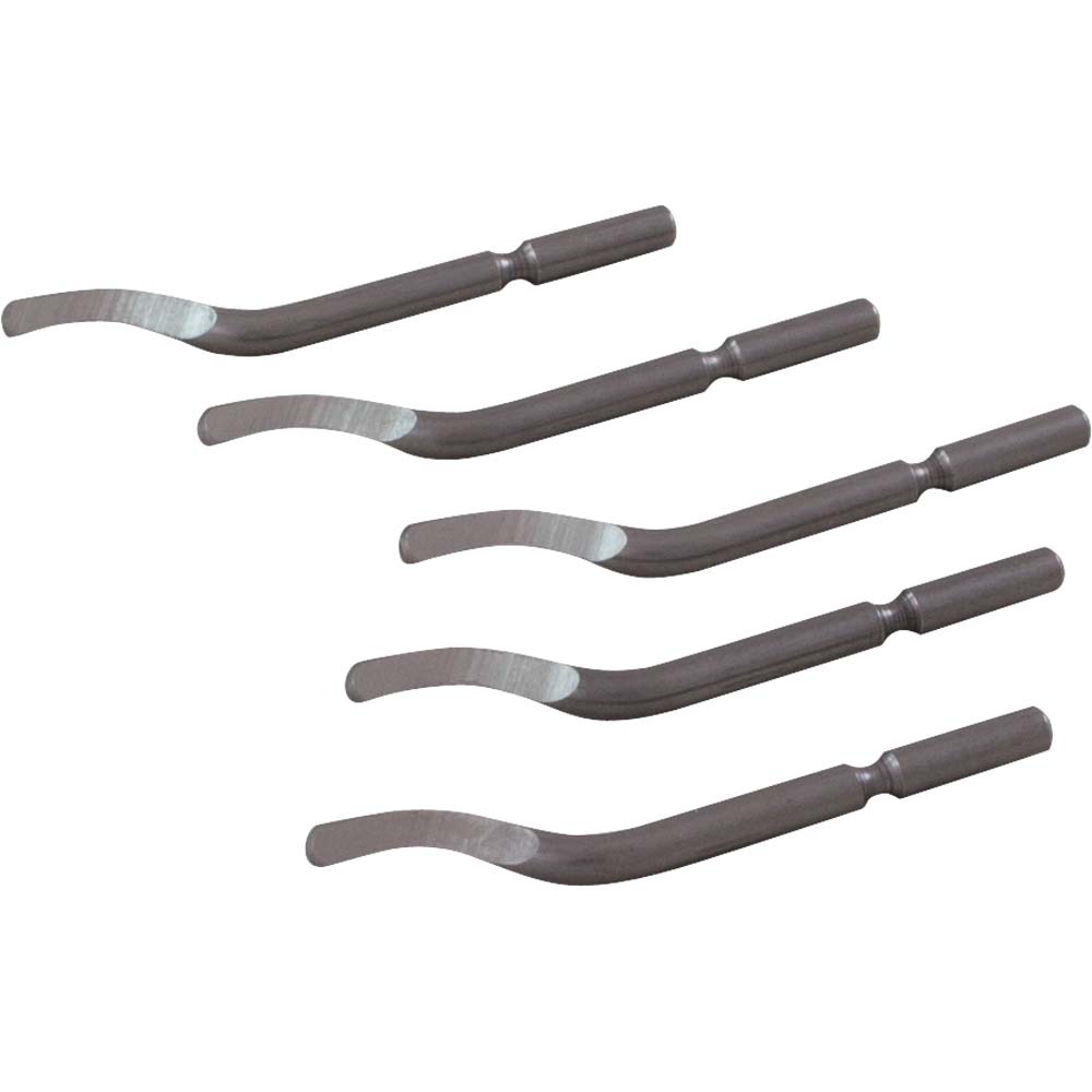 5 Piece Deburring Blade Set, Cuts Right Only<span class=' ItemWarning' style='display:block;'>Item is usually in stock, but we&#39;ll be in touch if there&#39;s a problem<br /></span>