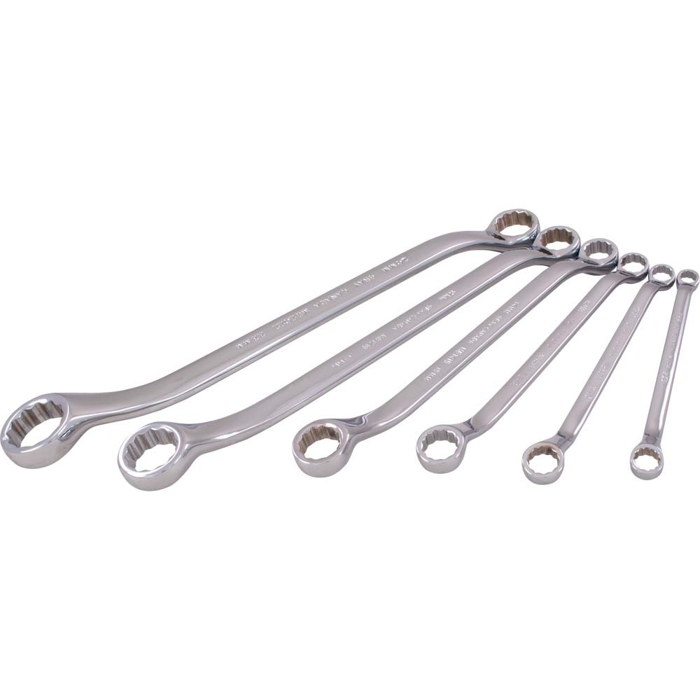 6 Piece 12 Point Metric, Mirror Chrome, Box End Wrench Set, 8mm X 9mm - 20mm X 22mm<span class=' ItemWarning' style='display:block;'>Item is usually in stock, but we&#39;ll be in touch if there&#39;s a problem<br /></span>