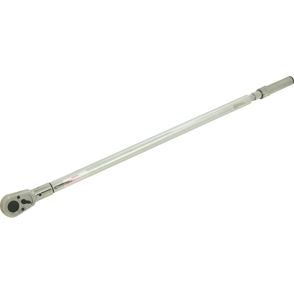 3/4&#34; Drive Micro-adjustable Torque Wrench, 100-600 Ft./lbs..<span class=' ItemWarning' style='display:block;'>Item is usually in stock, but we&#39;ll be in touch if there&#39;s a problem<br /></span>