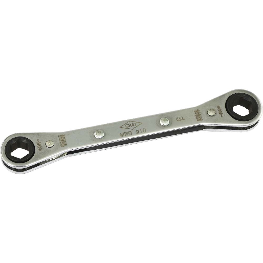 9mm X 10mm 6 Point, Flat Ratcheting Box Wrench, Mirror Chrome Finish<span class=' ItemWarning' style='display:block;'>Item is usually in stock, but we&#39;ll be in touch if there&#39;s a problem<br /></span>