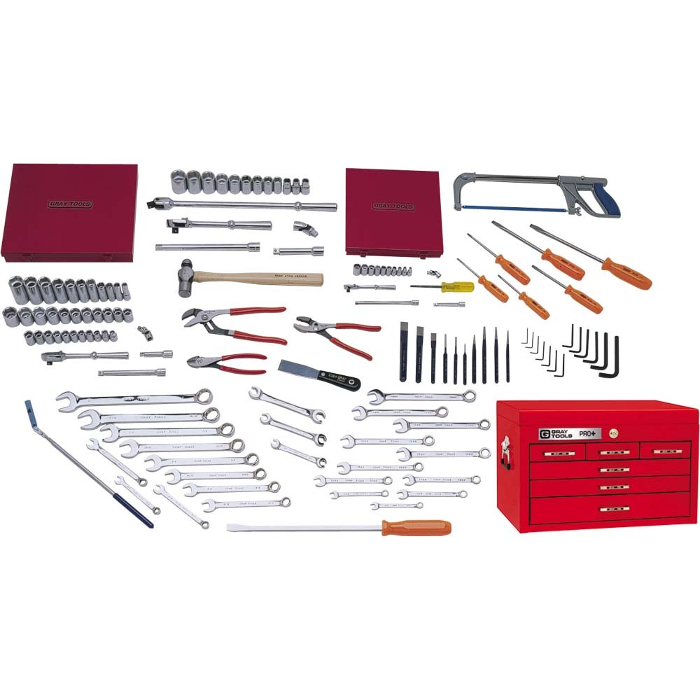 132 Piece SAE & Metric Starter Set, With Top Chest<span class=' ItemWarning' style='display:block;'>Item is usually in stock, but we&#39;ll be in touch if there&#39;s a problem<br /></span>