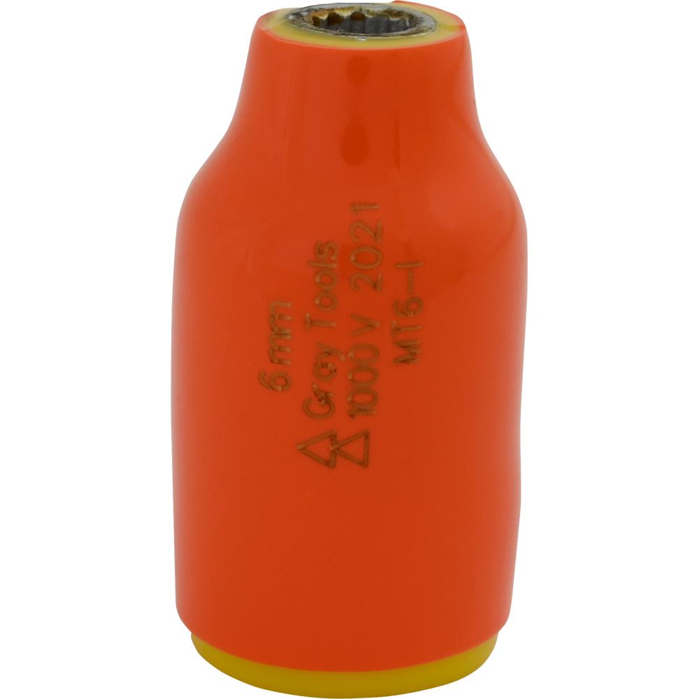 6mm X 3/8&#34; Drive, 12 Point Standard Length Socket, 1000V Insulated<span class=' ItemWarning' style='display:block;'>Item is usually in stock, but we&#39;ll be in touch if there&#39;s a problem<br /></span>