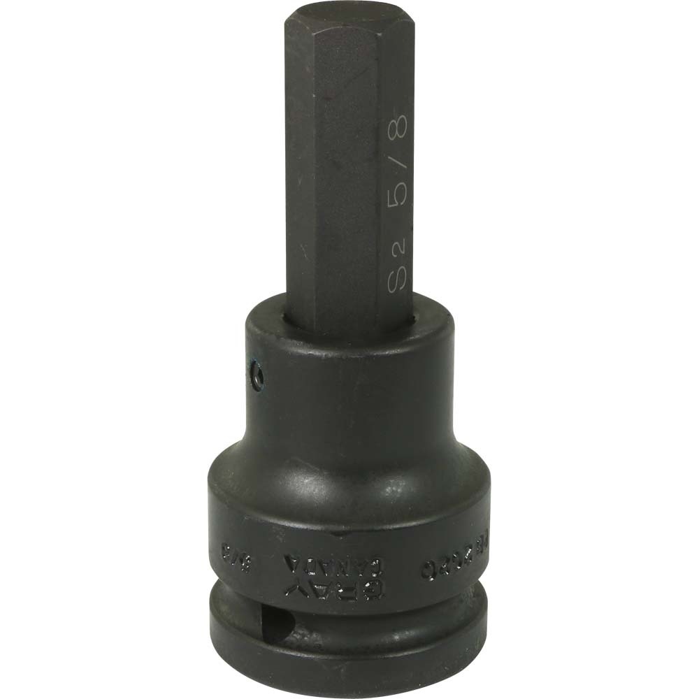 5/8&#34; X 3/4&#34; Drive, Standard Length, Hex Head Socket, Black Impact<span class=' ItemWarning' style='display:block;'>Item is usually in stock, but we&#39;ll be in touch if there&#39;s a problem<br /></span>