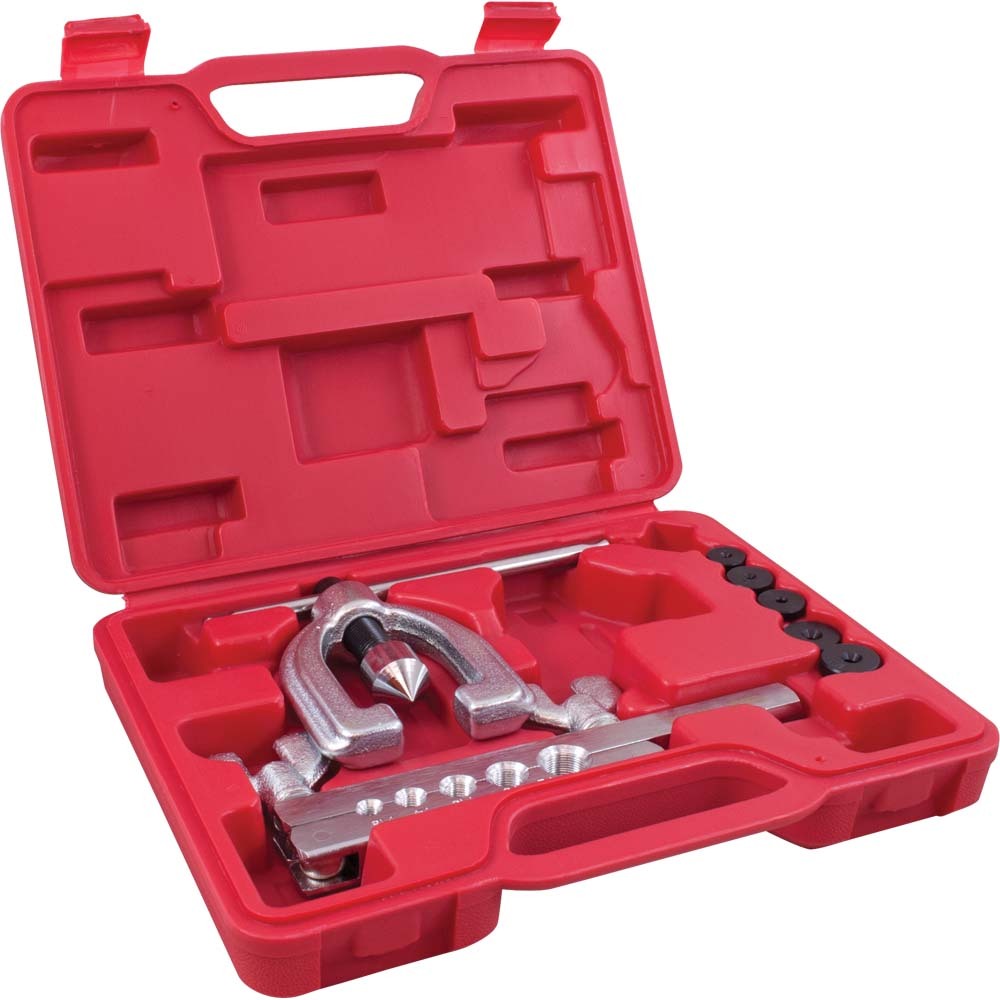 8 Piece SAE Double Flaring Tool Set, 5 Dies 3/16&#34; - 1/2&#34;<span class=' ItemWarning' style='display:block;'>Item is usually in stock, but we&#39;ll be in touch if there&#39;s a problem<br /></span>