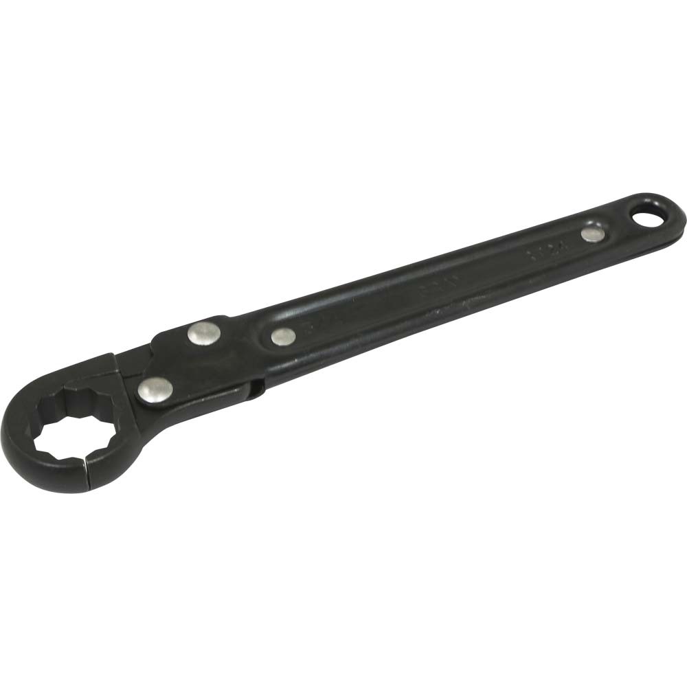 3/4&#34; Ratcheting Tube Wrench, 12 Point, Black Finish<span class='Notice ItemWarning' style='display:block;'>Item has been discontinued<br /></span>