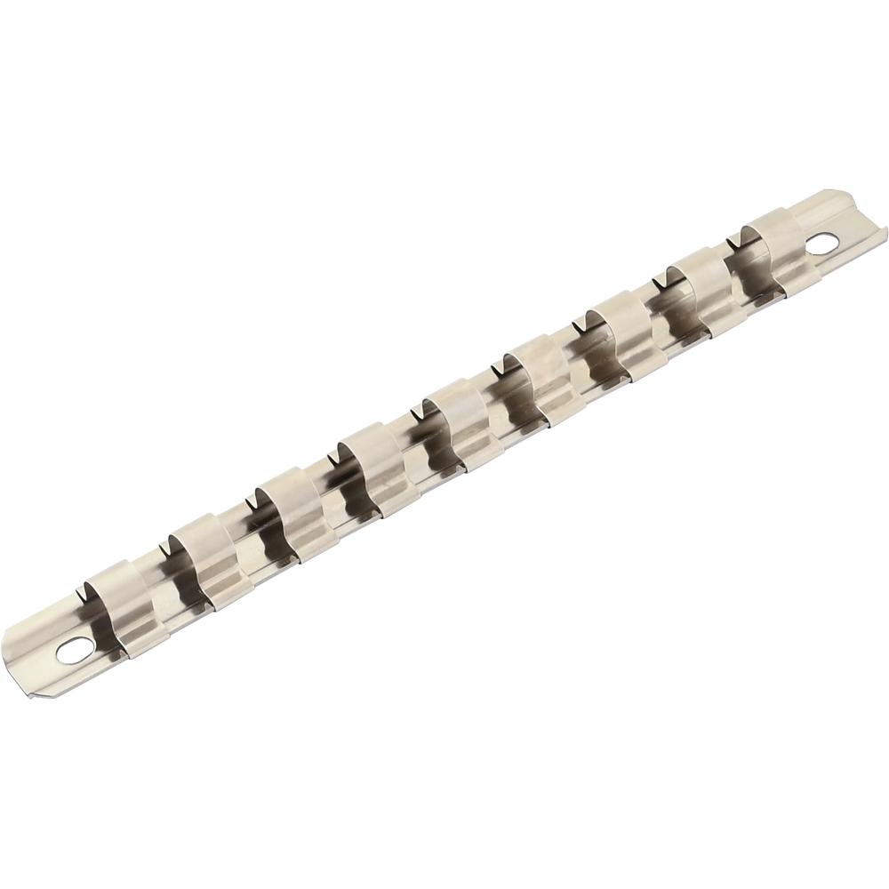 3/8&#34; Drive 9 Clip Socket Rail, 8&#34; Long<span class=' ItemWarning' style='display:block;'>Item is usually in stock, but we&#39;ll be in touch if there&#39;s a problem<br /></span>