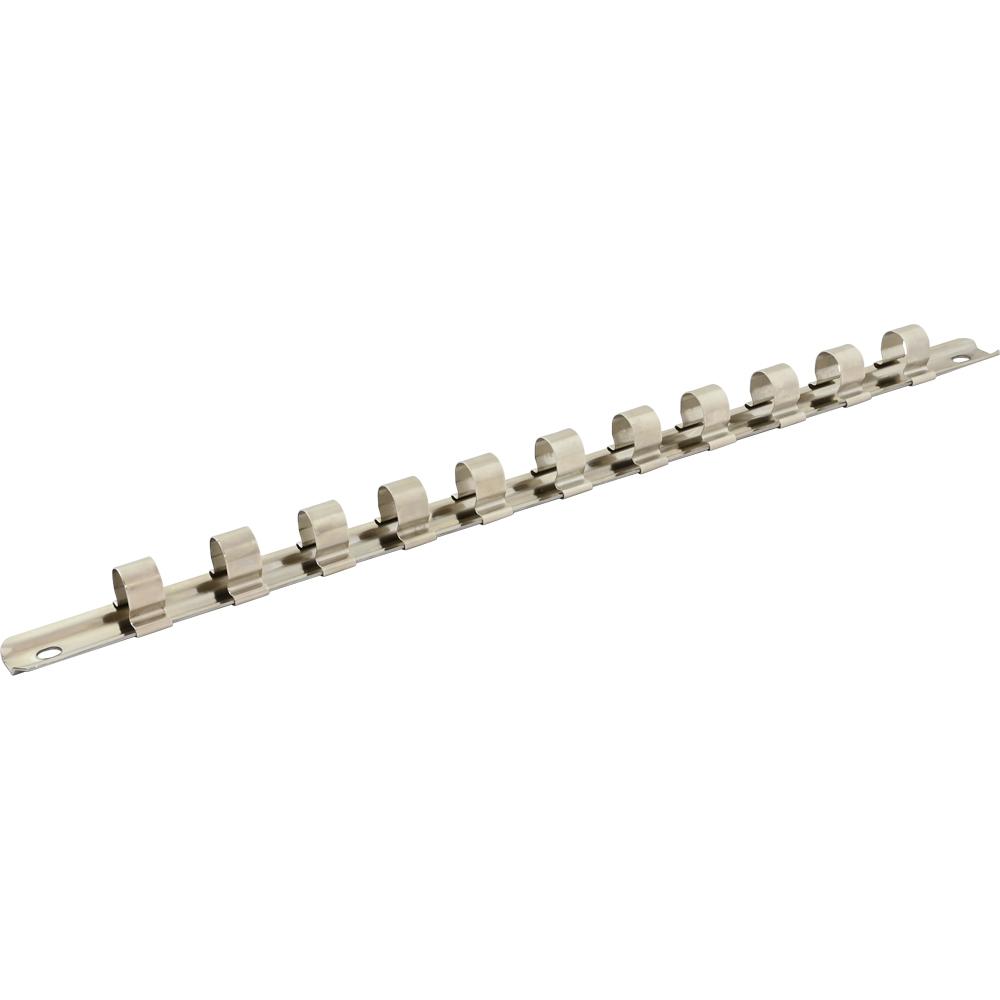 1/2&#34; Drive 11 Clip Socket Rail, 15&#34; Long<span class=' ItemWarning' style='display:block;'>Item is usually in stock, but we&#39;ll be in touch if there&#39;s a problem<br /></span>