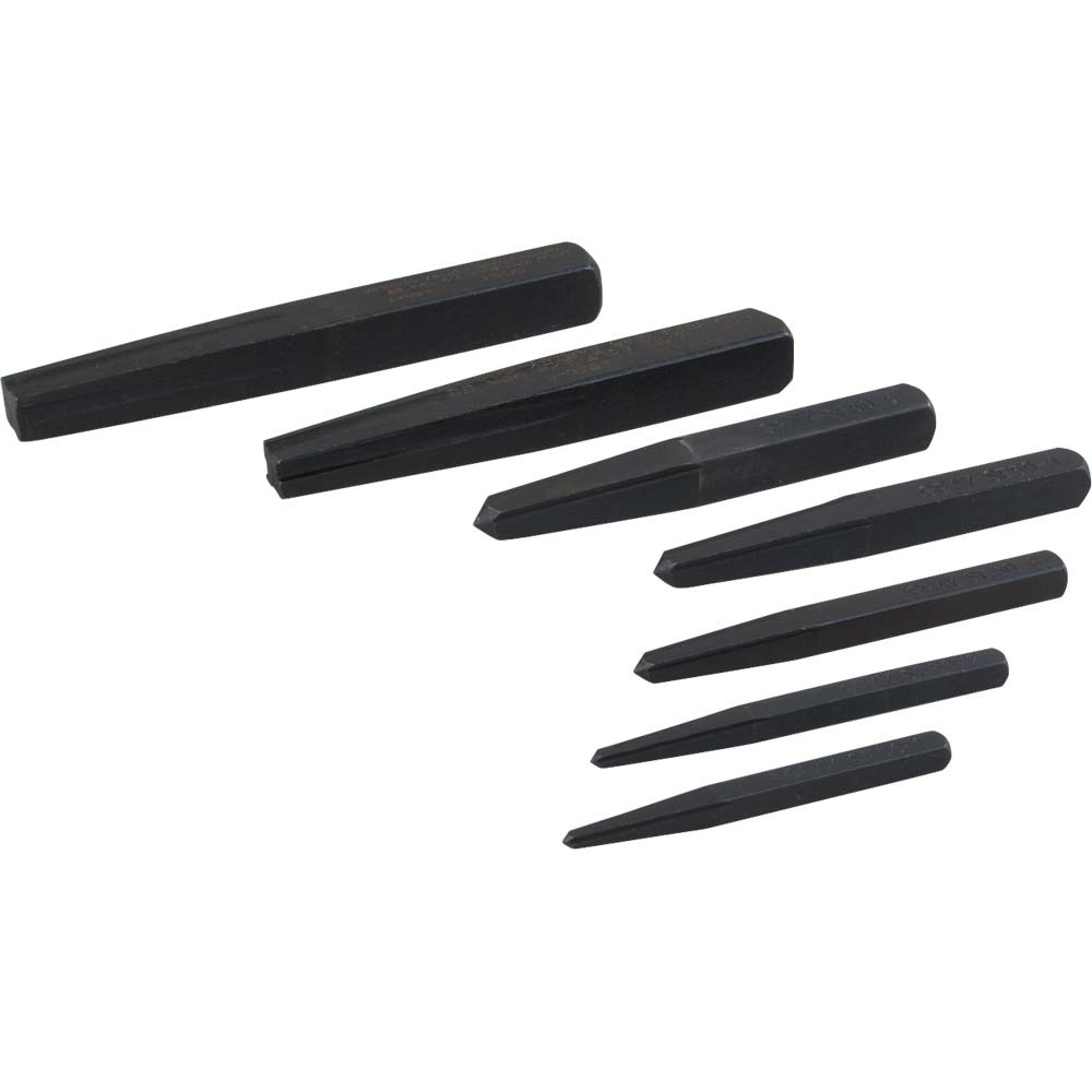 7 Piece Straight Type, Screw Extractor Set<span class=' ItemWarning' style='display:block;'>Item is usually in stock, but we&#39;ll be in touch if there&#39;s a problem<br /></span>