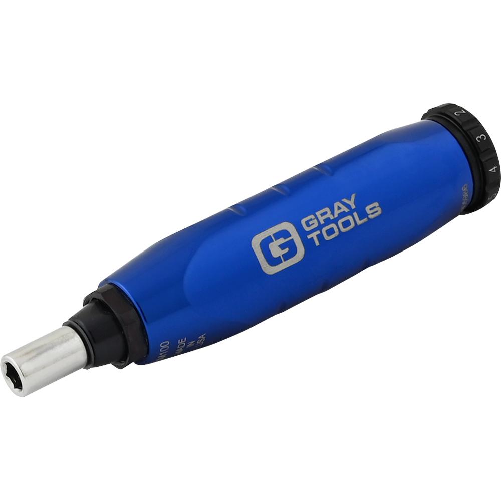 Micrometer Adjustable Torque Screwdriver, 20-100 In. Oz..<span class=' ItemWarning' style='display:block;'>Item is usually in stock, but we&#39;ll be in touch if there&#39;s a problem<br /></span>