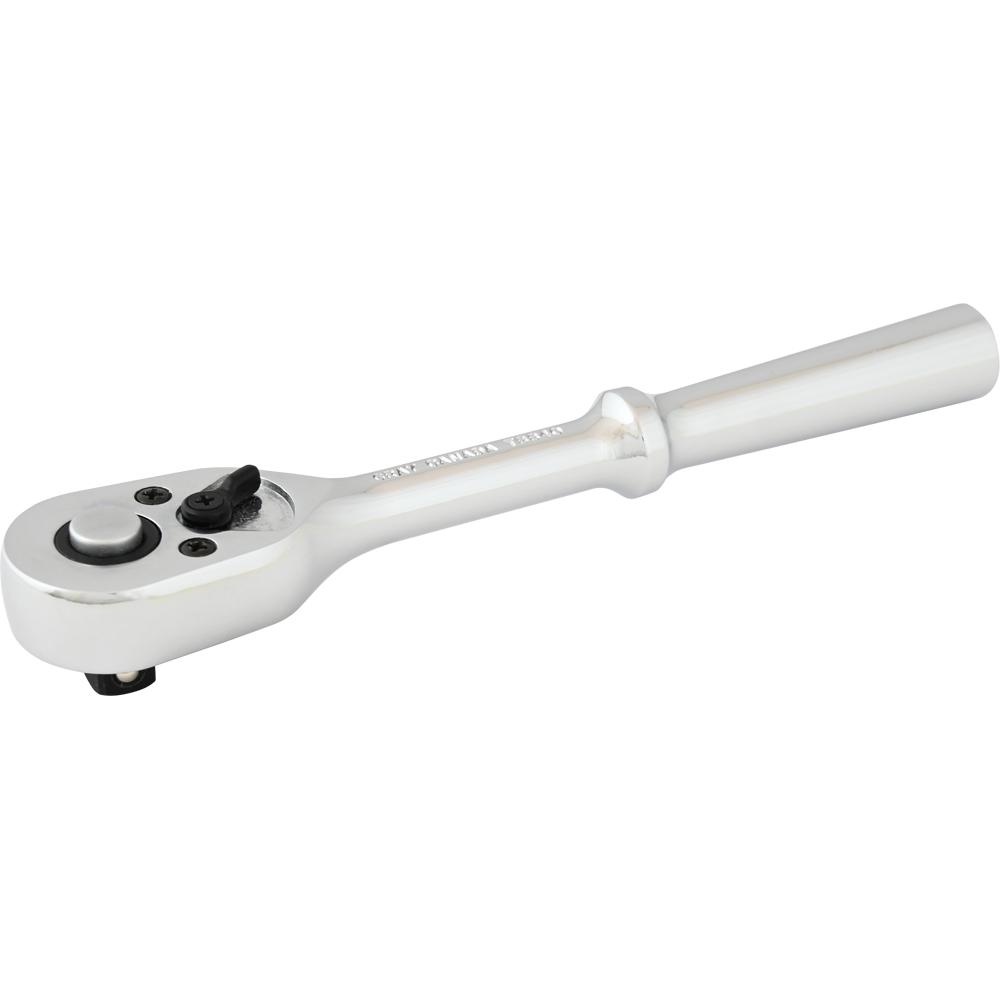 3/8&#34; Drive 40-Tooth Mirror Chrome Quick Release Ratchet, 7-1/2&#34; Long<span class=' ItemWarning' style='display:block;'>Item is usually in stock, but we&#39;ll be in touch if there&#39;s a problem<br /></span>