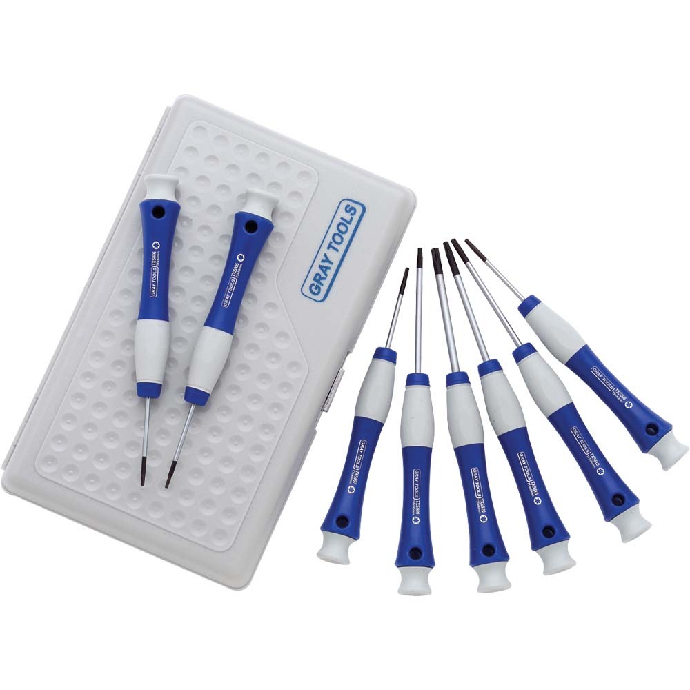 8 Piece Precision Torx Screwdriver Set, T5 - T20<span class=' ItemWarning' style='display:block;'>Item is usually in stock, but we&#39;ll be in touch if there&#39;s a problem<br /></span>