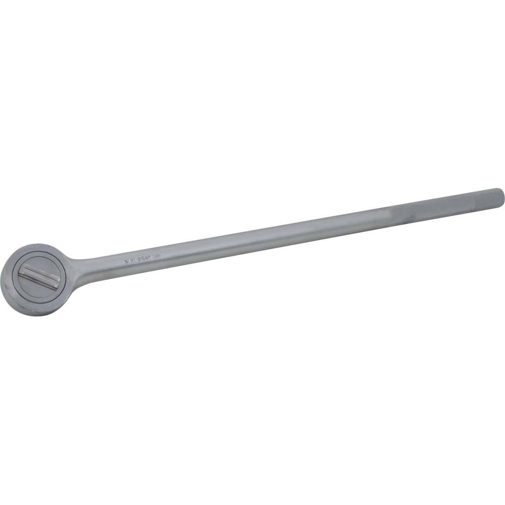 1&#34; Drive 45 Tooth Reversible Ratchet, Satin Chrome Finish, 24&#34; Long<span class=' ItemWarning' style='display:block;'>Item is usually in stock, but we&#39;ll be in touch if there&#39;s a problem<br /></span>