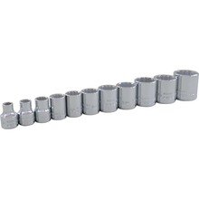 Gray Tools 25112 - 11 Piece 3/8" Drive 12 Point SAE, Standard Chrome Socket Set, 1/4" - 7/8"