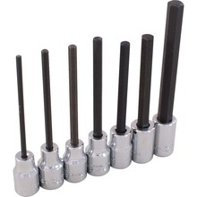 Gray Tools 25617 - 7 Piece 3/8" Drive SAE, Extra Long Hex Head Socket Set, 1/8" - 3/8"