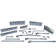 Gray Tools 35067-TO - 67 Piece 1/2" Drive 6 Point SAE, Chrome Socket & Attachment Set, Tools Only