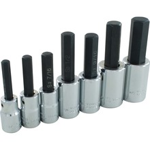 Gray Tools 35607 - 7 Piece 1/2" Drive SAE, Chrome Hex Head Socket Set, 5/16" - 3/4"