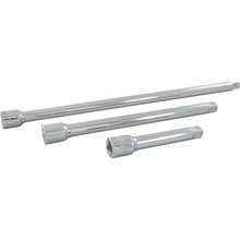 Gray Tools 7183S - 3 Piece 1/2" Drive Chrome Extension Set, 5", 10" & 15"