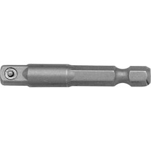 Gray Tools 79242 - 1/4" Drive Male Square End, Hex Drive Extension, 2" Long