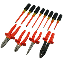 Gray Tools 86612-I - 12 Piece Screwdriver & Pliers Set, 1000V Insulated