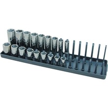 Gray Tools 91402 - 1/4" Drive Regular And Deep Metric Socket Organizer