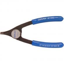 Gray Tools B136C - Convertible Retaining Ring Plier, 6" Long, .038" Tip, 90° Tip Angle