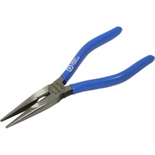 Gray Tools B231B - 6-1/4" Needle Nose Straight Cutter Pliers, With Vinyl Grips, 2" Jaw