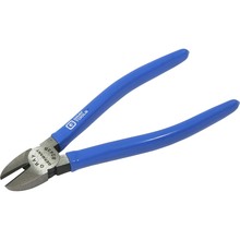 Gray Tools B243B - 7-1/2" Side Cutting, Diamond Slim Nose Pliers, With Vinyl Grips, 1" Jaw