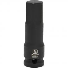 Gray Tools D014624 - 1/2" Drive SAE Hex Head, 3/4", Bit Impact Socket