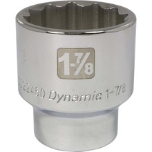 Gray Tools D022460 - 3/4" Drive 12 Point SAE, 1-7/8" Standard Length, Chrome Finish Socket