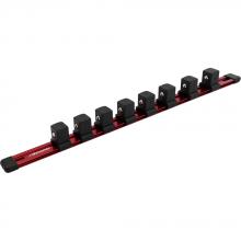 Gray Tools D029022 - 3/4" Drive Aluminum Socket Rail Red