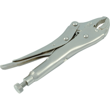 Gray Tools D055302 - 7" Locking Pliers, Curved Jaws With Wire Cutter